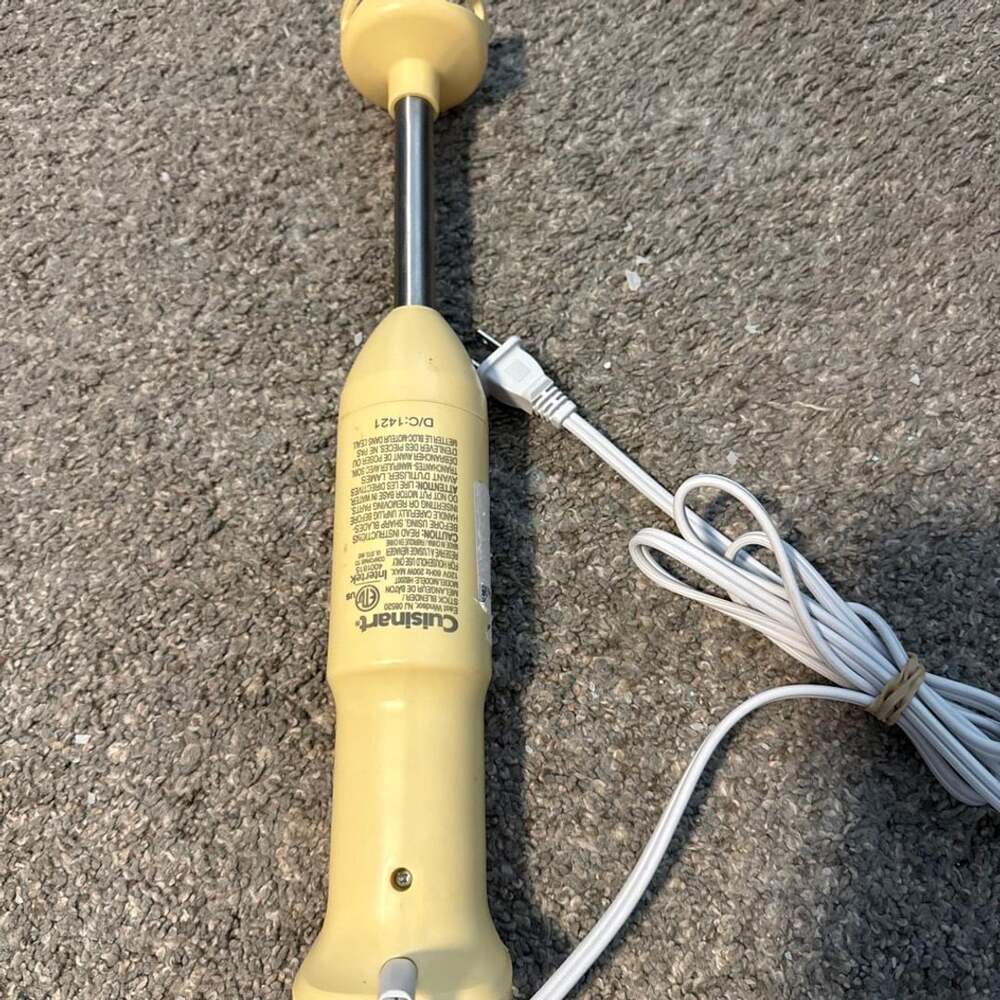 Tasty By Cuisinart 200 Watt Stick Blender Yellow